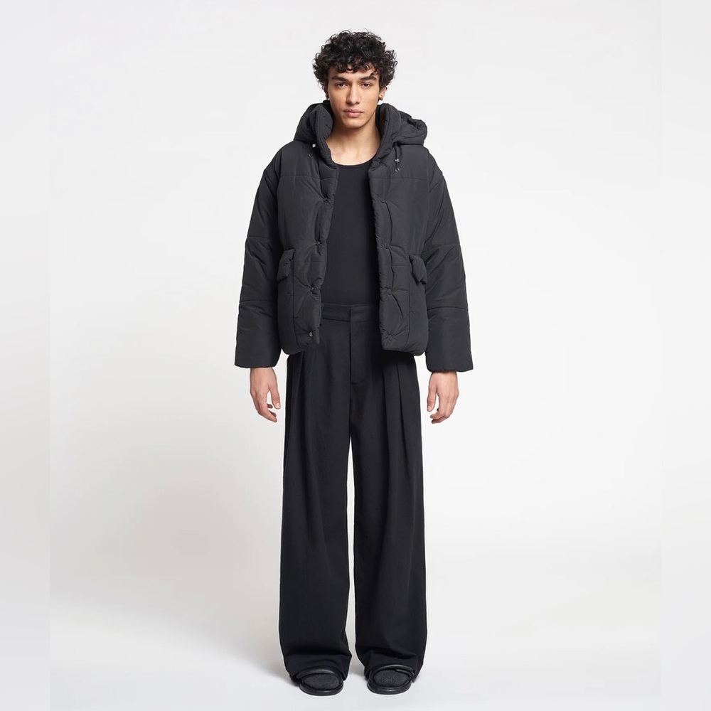 Nanushka Hide Hood Jacket
